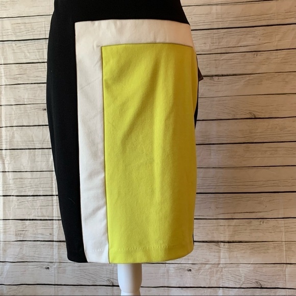 Merona Color Ebony Block Pencil Skirt Size 6 - Picture 2 of 7